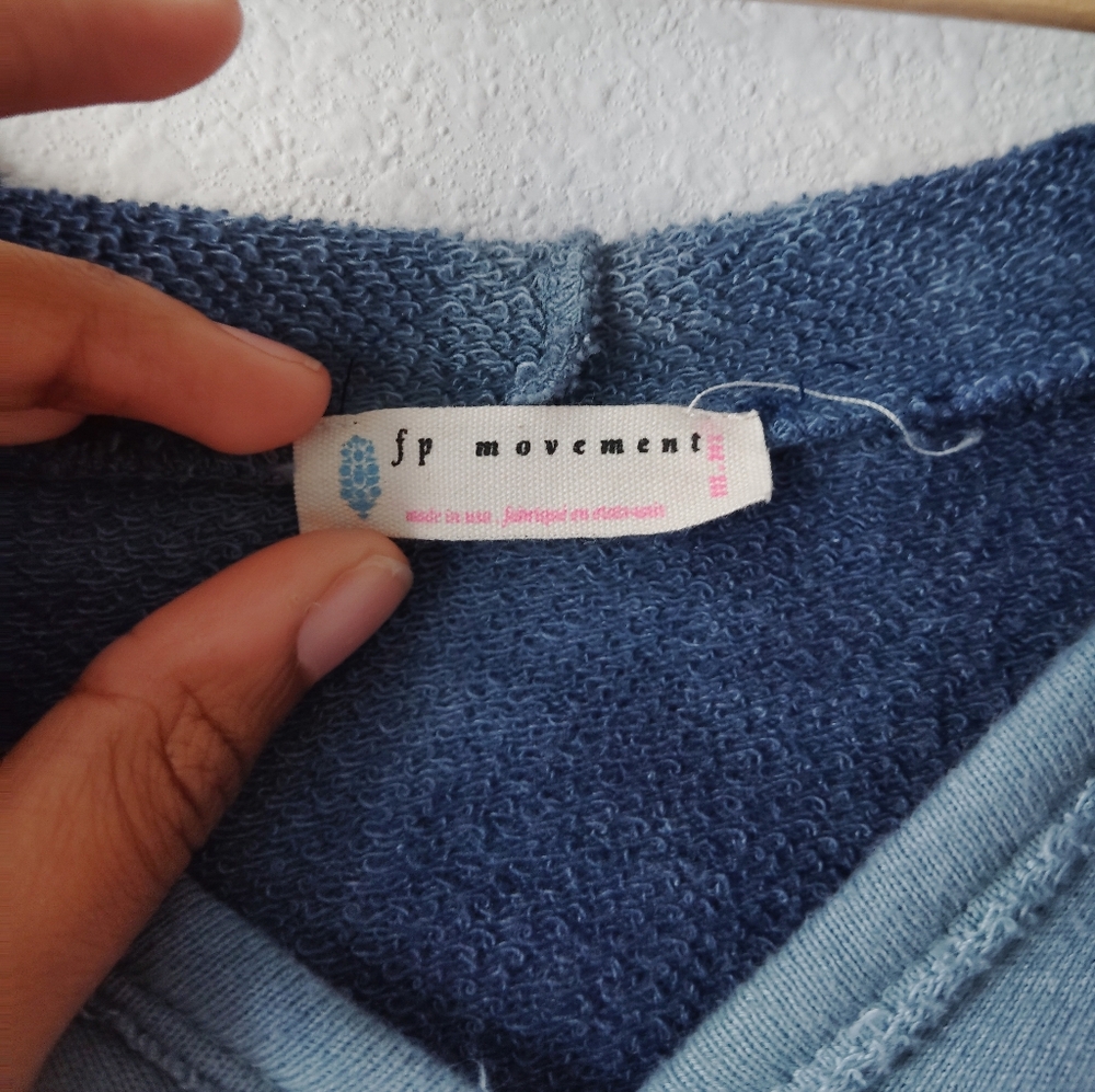 Free People Movement Blue Tye Dye Romper - Picture 6 of 6